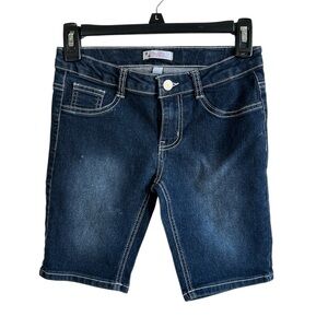 Pony Tails Dark Blue Denim Shorts